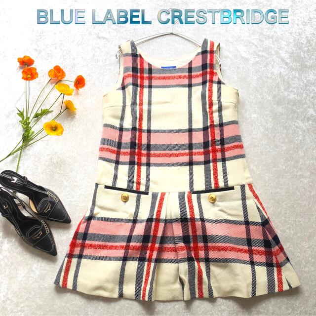 美品☆BLUE LABEL CRESTBRIDGE　ワンピースバーバリー