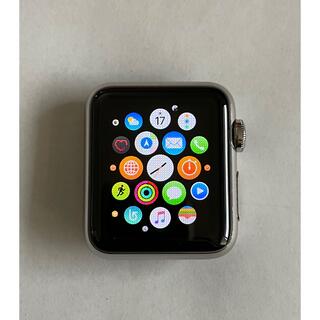 アップルウォッチ(Apple Watch)のAppleWatch  series1／38mm  第1世代 ステンレススチール(腕時計(デジタル))