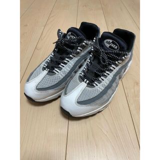 ナイキ(NIKE)のNIKE ナイキ エアマックス95 グレー×ホワイト(スニーカー)