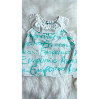 エンポリオアルマーニ(Emporio Armani)のARMANI ノースリーブ女の子90センチ(Tシャツ/カットソー)