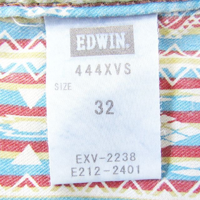 EDWIN(エドウィン)のEDWINエドウィン444XVS▼ウエスタンストレートデニム▼32▼W約84cm メンズのパンツ(デニム/ジーンズ)の商品写真