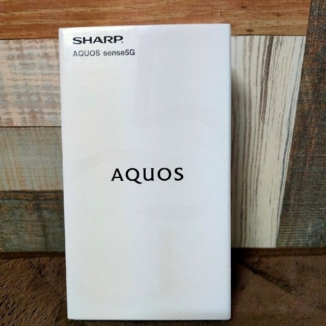 AQUOS(アクオス)の新品未使用 AQUOS sense5G SH-M17 SIMフリー スマホ/家電/カメラのスマートフォン/携帯電話(スマートフォン本体)の商品写真