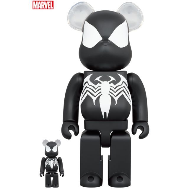 BE@RBRICK SPIDER-MAN BLACK COSTUME 400% エンタメ/ホビーのフィギュア(アメコミ)の商品写真