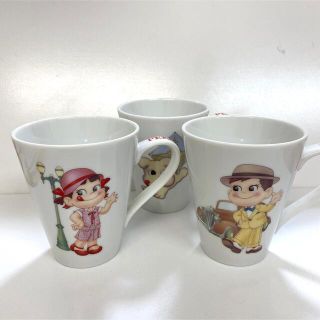 フジヤ(不二家)のマグカップ ペコちゃん ポコちゃん 不二家 セット(グラス/カップ)