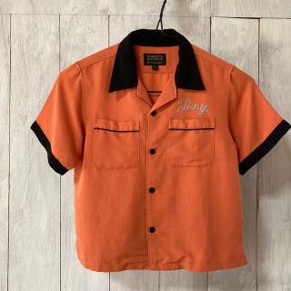 マーキーズ(MARKEY'S)のキッズ 子供 マーキーズ ボーリングシャツ ブラウス Tシャツ 半袖 120㎝(Tシャツ/カットソー)