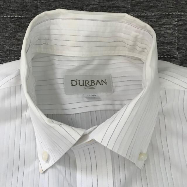 D’URBAN(ダーバン)のDURBAN メンズ ワイシャツ 41-84 Lサイズ 長袖 ストライプ メンズのトップス(シャツ)の商品写真