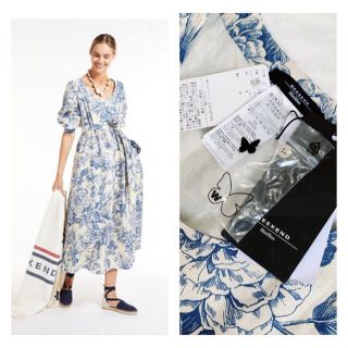 マックスマーラ(Max Mara)のweekend MAXMARA 新品未使用　フローラル　ボタニカル　ワンピース(ロングワンピース/マキシワンピース)