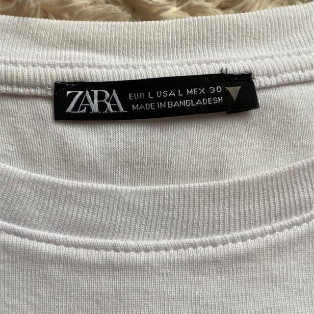 ZARA(ザラ)のZARA Ｔシャツ　美品 レディースのトップス(Tシャツ(半袖/袖なし))の商品写真