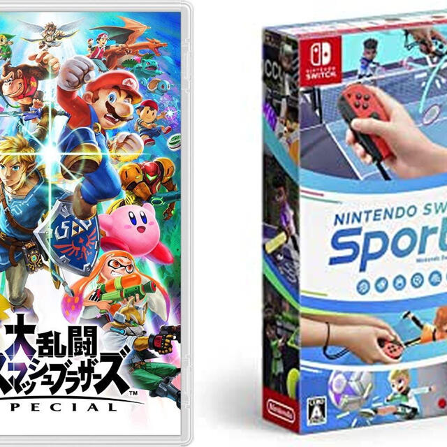 訳あり Nintendo Switch - 大乱闘スマッシュブラザーズ SPECIAL & Switch Sportsセット 家庭用ゲームソフト