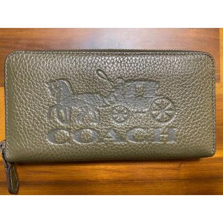 コーチ(COACH)のコーチ　COACH　財布　長財布　グリーン☆送料無料☆(財布)