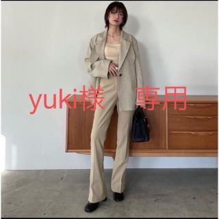 クラネ(CLANE)の22SS クラネ　CLANE  TIGHT LEG BOOTS PANTS(カジュアルパンツ)