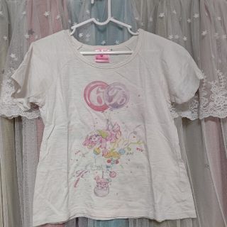 ポップルズ　コラボ　Tシャツ(シャツ/ブラウス(半袖/袖なし))