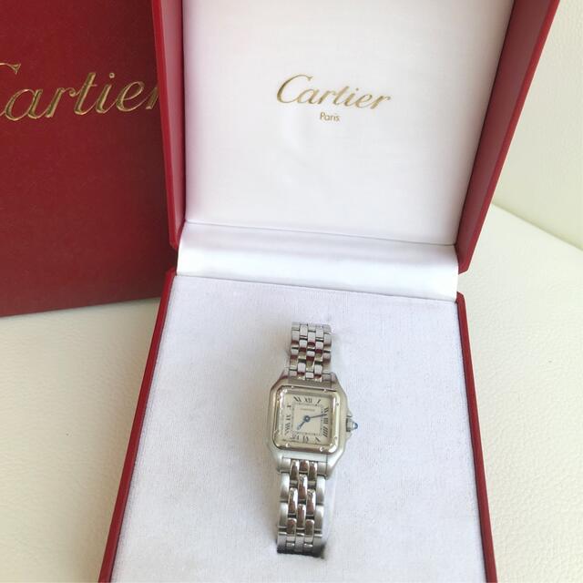 Cartier(カルティエ)のmana様専用になります。カルティエ  パンテールＳＭ  腕時計  美品 レディースのファッション小物(腕時計)の商品写真