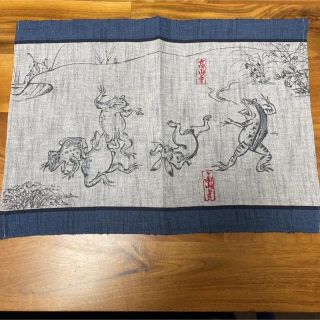 鳥獣戯画　ランチョンマット　1枚(テーブル用品)