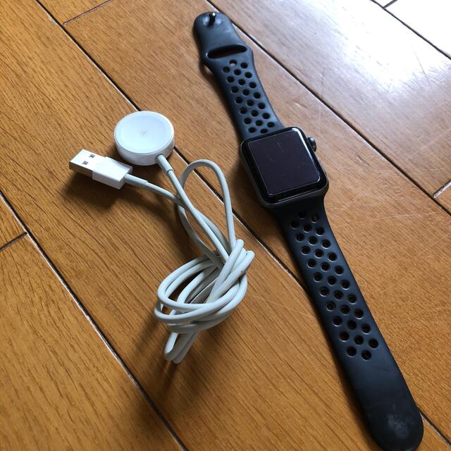 Apple Watch(アップルウォッチ)のApplewatch アップルウォッチ series3 NIKE ジャンク メンズの時計(腕時計(デジタル))の商品写真
