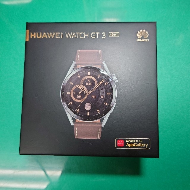 HUAWEI(ファーウェイ)のHUAWEI WATCH GT3 46mm Brown Leather メンズの時計(腕時計(デジタル))の商品写真