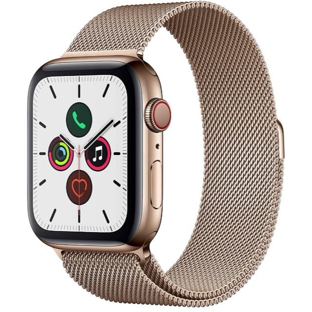 Apple Watch(アップルウォッチ)のほぼ新品 Apple Watch Series5 44mm ゴールドステンレス メンズの時計(腕時計(デジタル))の商品写真