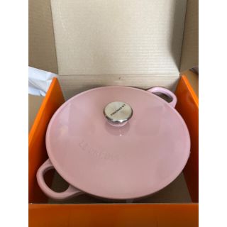 ルクルーゼ(LE CREUSET)のルクルーゼ　マルミット　ピンク　24センチ(鍋/フライパン)