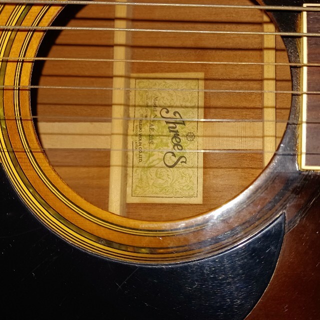 スズキ(スズキ)のスズキバイオリン製スリーエスアコースティックギターAE-20S 楽器のギター(アコースティックギター)の商品写真