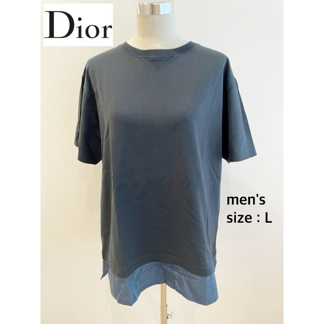 Christian Dior(クリスチャンディオール)の【未使用に近い】Christian Dior＊メンズTシャツ・サイズL メンズのトップス(Tシャツ/カットソー(半袖/袖なし))の商品写真