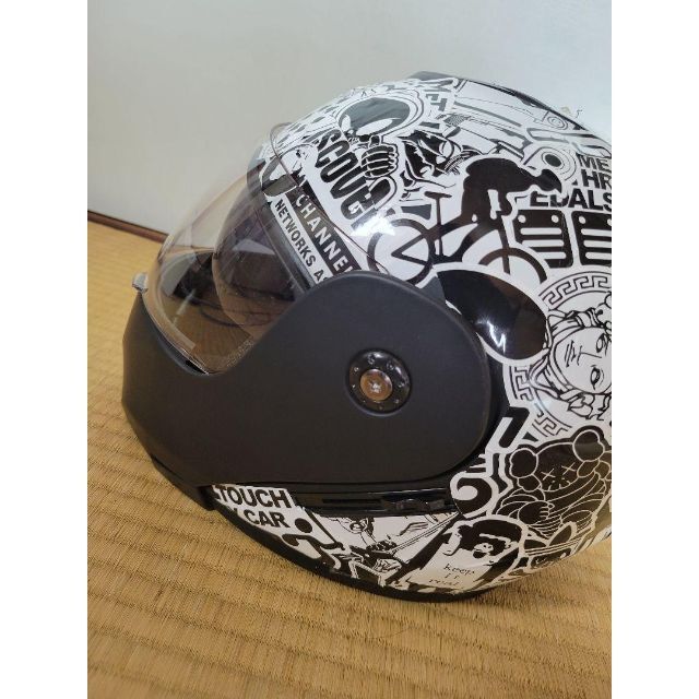 [美品]　ヘルメット システム＋ ヘッドセットおまけ 自動車/バイクのバイク(ヘルメット/シールド)の商品写真