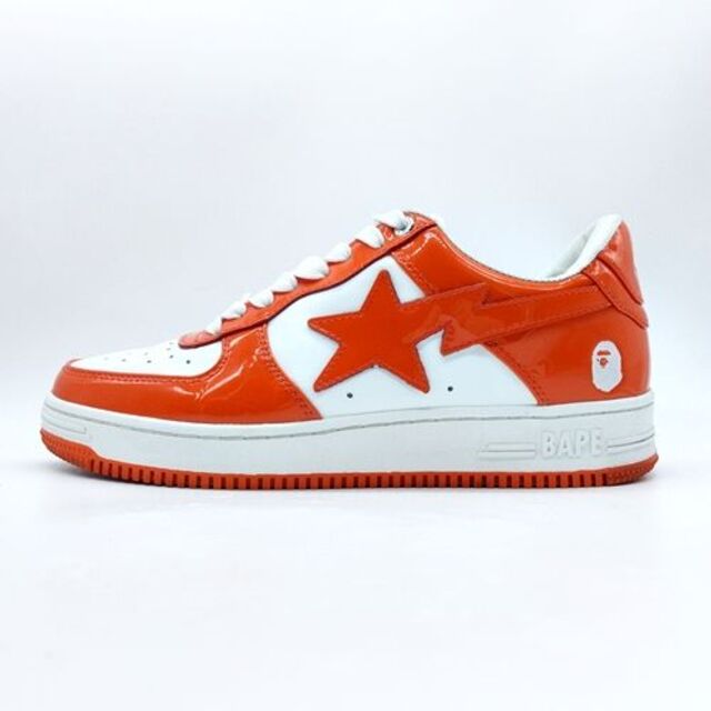 A BATHING APE(アベイシングエイプ)のA BATHING APE 21aw BAPE STA ORANGE WHITE メンズの靴/シューズ(スニーカー)の商品写真