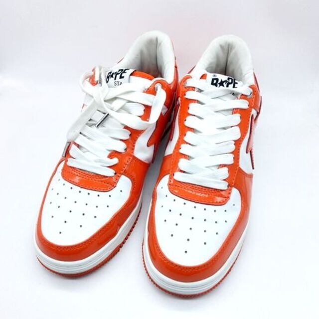 A BATHING APE(アベイシングエイプ)のA BATHING APE 21aw BAPE STA ORANGE WHITE メンズの靴/シューズ(スニーカー)の商品写真