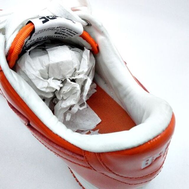 A BATHING APE(アベイシングエイプ)のA BATHING APE 21aw BAPE STA ORANGE WHITE メンズの靴/シューズ(スニーカー)の商品写真