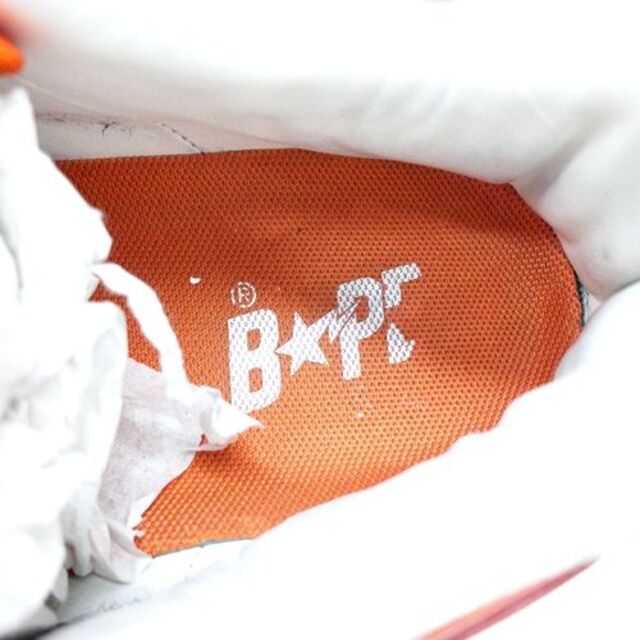 A BATHING APE 21aw BAPE STA ORANGE WHITE 5