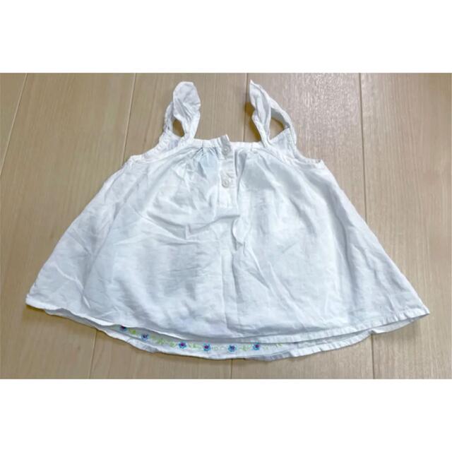 Old Navy(オールドネイビー)のOLD NAVY 女の子　ノースリーブ　夏服　花柄　80 キッズ/ベビー/マタニティのベビー服(~85cm)(タンクトップ/キャミソール)の商品写真