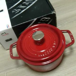 ストウブ(STAUB)のストウブ 16 フランス製 レッド 赤(鍋/フライパン)