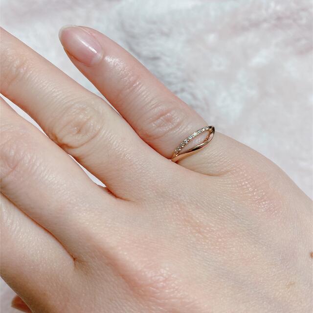 STAR JEWELRY(スタージュエリー)のstar jewelry ダイヤモンドK10ピンキーリング レディースのアクセサリー(リング(指輪))の商品写真