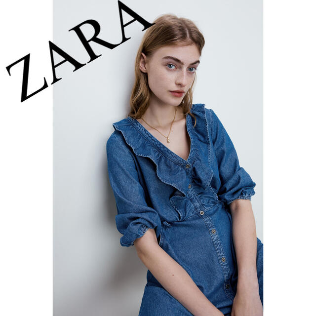 美品　ZARA ザラ　ワンピース　デニム　人気　完売