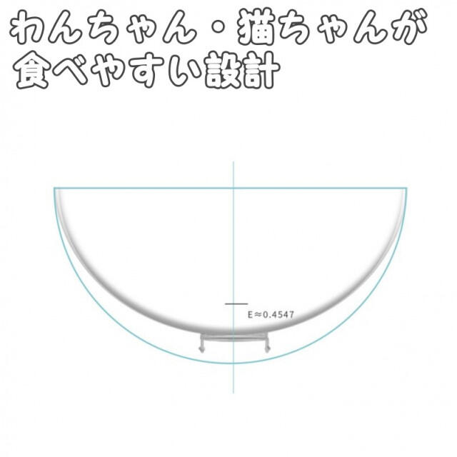 猫耳 フードボウル 犬猫兼用 食器 ペット 餌やり 透明 洗える