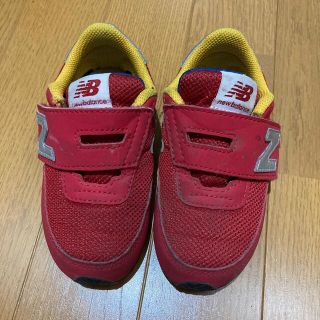 ニューバランス(New Balance)のニューバランス スニーカー キッズ 子ども 赤 レッド(スニーカー)