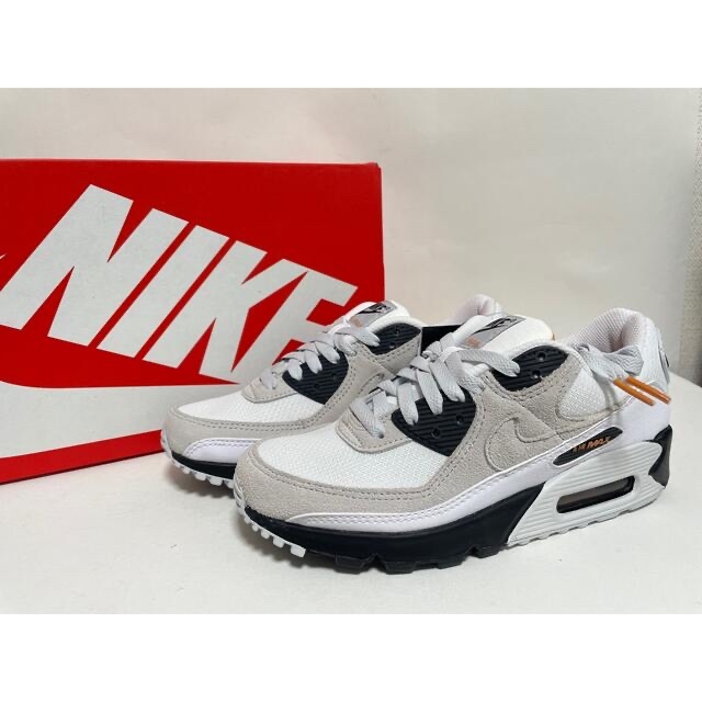 【新品】24㎝ NIKE AIR MAX 90 ホワイト/ブラック