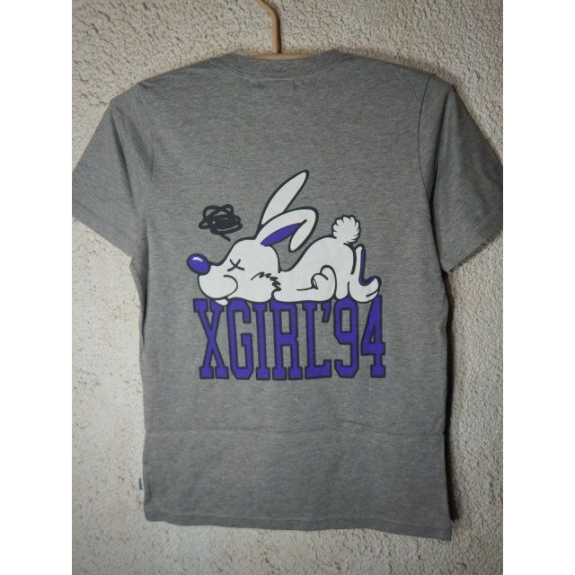 X-girl(エックスガール)の7228　エックス　ガール　94’　半袖　tシャツ　Bunny　バニー レディースのトップス(Tシャツ(半袖/袖なし))の商品写真