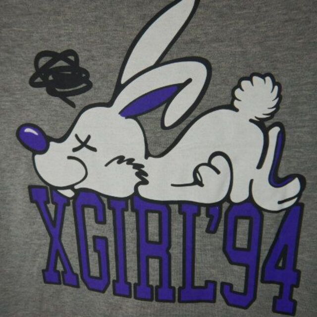 X-girl(エックスガール)の7228　エックス　ガール　94’　半袖　tシャツ　Bunny　バニー レディースのトップス(Tシャツ(半袖/袖なし))の商品写真