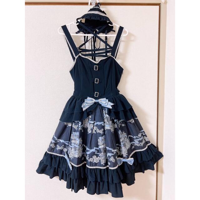 メタモルフォーゼ Rose cage コルセット風ジャンパースカートヘッド