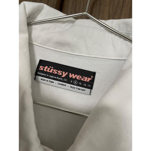 STUSSY(ステューシー)のStussy ステューシー ホワイトオーバーオール  レディースのパンツ(サロペット/オーバーオール)の商品写真