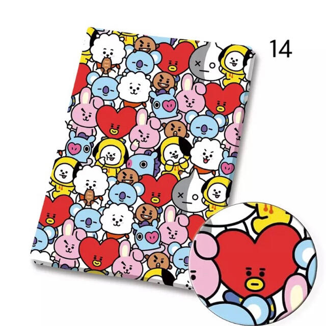 ★BT21★新入荷♡BTS 防弾少年団 バンタン 生地 布 ハギレ ハンドメイドの素材/材料(生地/糸)の商品写真