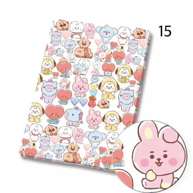 ★BT21★新入荷♡BTS 防弾少年団 バンタン 生地 布 ハギレ ハンドメイドの素材/材料(生地/糸)の商品写真