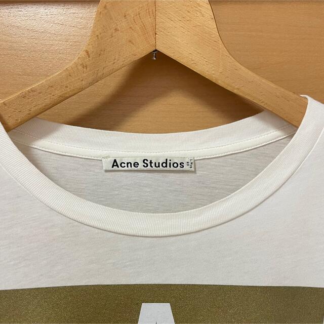 Acne Studios(アクネストゥディオズ)の人気【ACNE】ACNE STUDIOS コットンTシャツXS レディースのトップス(Tシャツ(半袖/袖なし))の商品写真