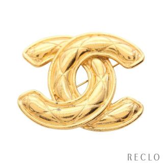 CHANEL - マトラッセ ブローチ GP ゴールドの通販 by RECLOラクマ店 ...