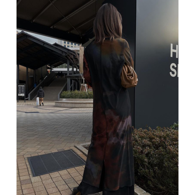 Ameri VINTAGE(アメリヴィンテージ)のAmeri◆ MIRANDA TAIDAI SHEER LONG TOP コーデ レディースのワンピース(ロングワンピース/マキシワンピース)の商品写真