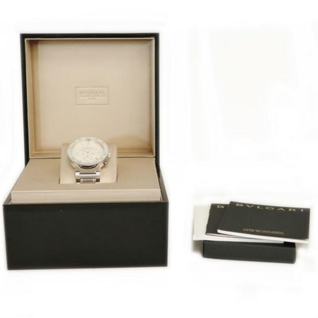 BVLGARI(ブルガリ)の【美品】ブルガリ　腕時計　ブルガリブルガリ　クロノ　BB38SSCH メンズの時計(腕時計(アナログ))の商品写真
