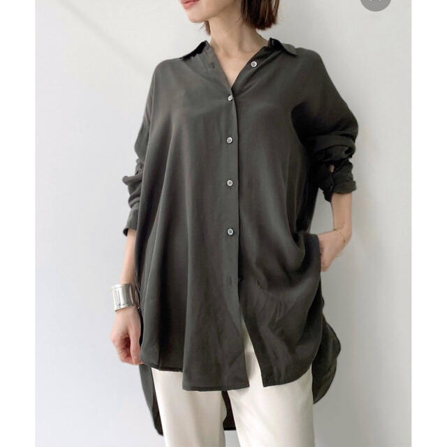 L'Appartement Col Pierrot  2Way Shirtsシャツ/ブラウス(長袖/七分)