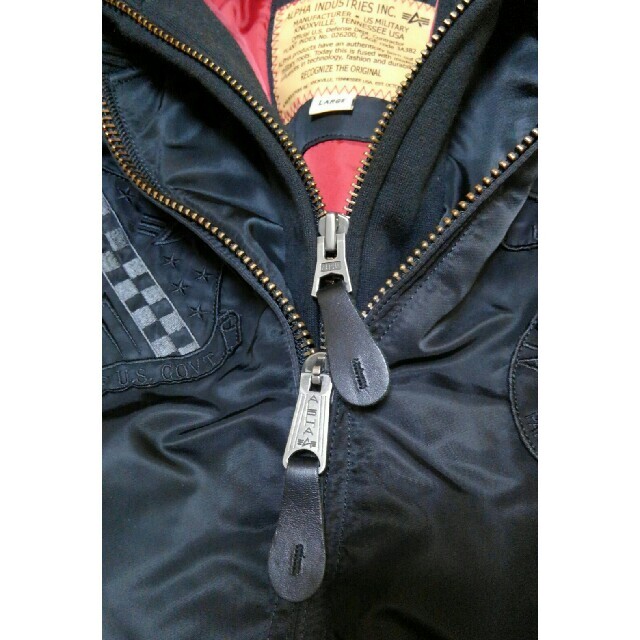アルファ MA-1 TIGHT D-TEC UNICOLR PATCH【黒☆L】 - www.integrato ...