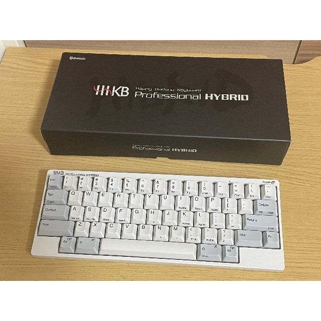 HHKB Professional HYBRID Type-S 英語／白・刻印 スマホ/家電/カメラのPC/タブレット(PC周辺機器)の商品写真