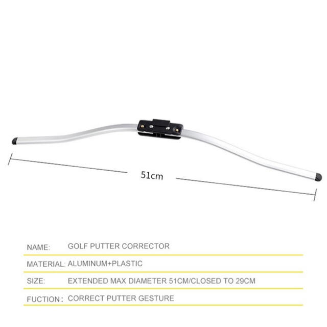 パター練習器具　PUTTER CORRECTOR スポーツ/アウトドアのゴルフ(その他)の商品写真